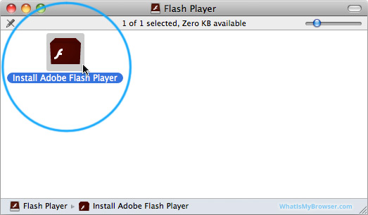 flash player mac os x 5.8